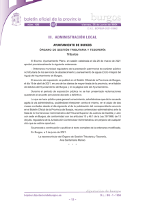 2021 BOP 25 junio 2021 - Ordenanza Prestación Patrimonial Carácter Público no Tributario - Servicios de Aguas.pdf
