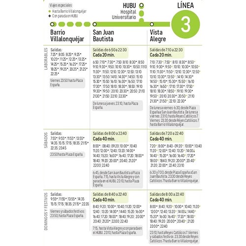 Horario