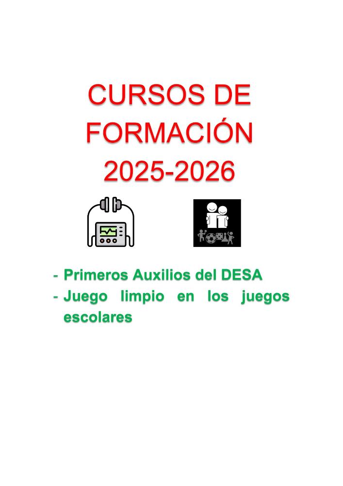 Imagen Cursos de Formación 2025-2026
