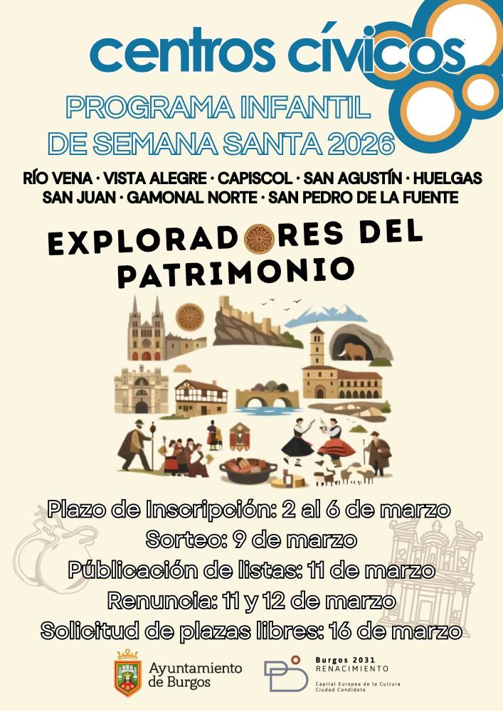 Imagen PROGRAMACION INFANTIL SEMANA SANTA 2026