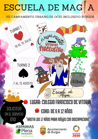 Image PLAZAS VACANTES CAMPAMENTO INCLUSIVO 2023