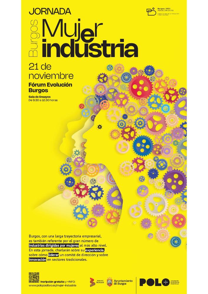 Imagen 02/11/2023 La jornada 'Mujer e Industria' organizada por  POLO positivo y el Ayuntamiento de Burgos destaca la contribución de las mujeres en el ámbito industrial
