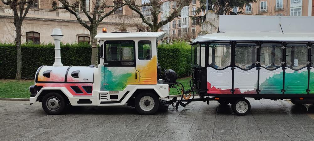 Imagen 24/3/23 El tren turístico de Burgos se vuelve a poner en marcha a partir de mañana