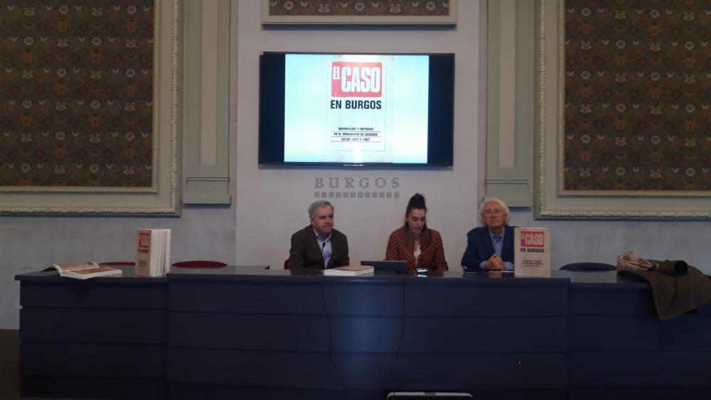 Imagen 28/01/2025 Los investigadores Juan Carlos Pérez Manrique y Miguel Moreno presentan hoy el estudio “El Caso en Burgos. Reportajes y noticias en el semanario de sucesos entre 1952 y 1980”